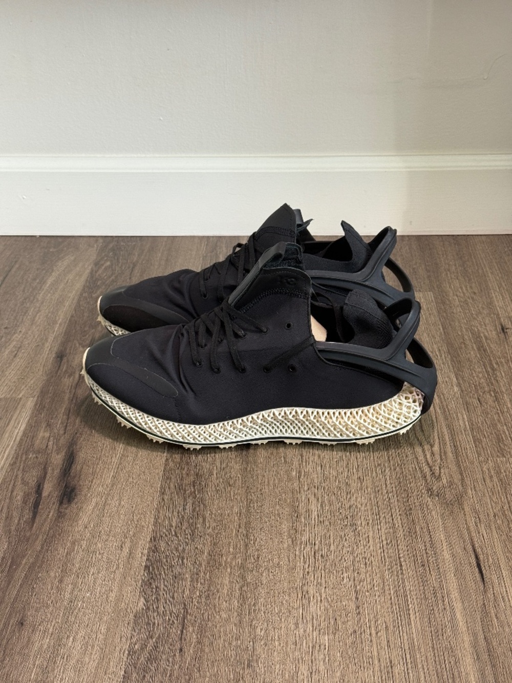 Adidas Y-3 Runner 4D Halo Cream Black White